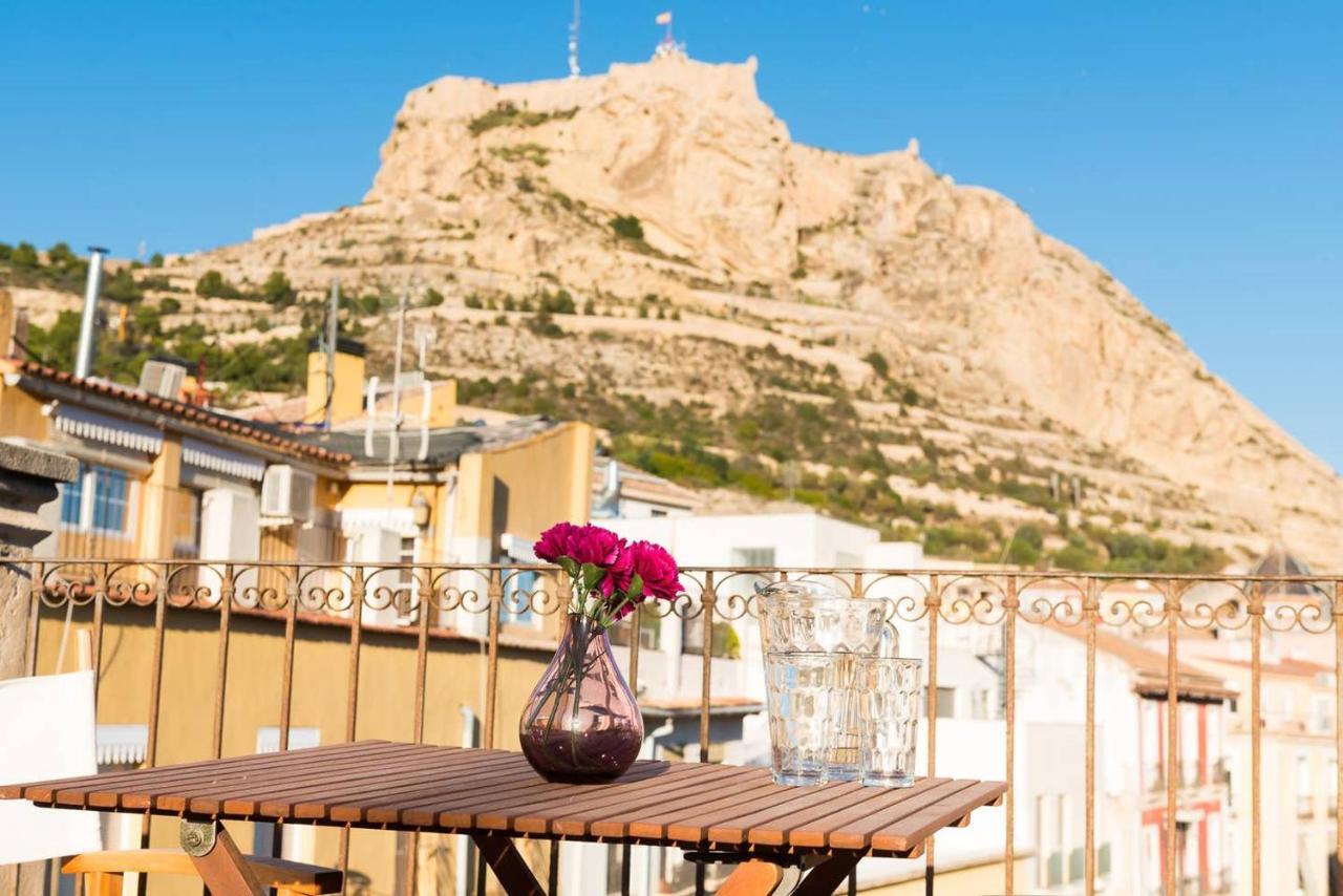 Alc - Stylish Studio With Fantastic Terrace, Old Town Alicante Dış mekan fotoğraf