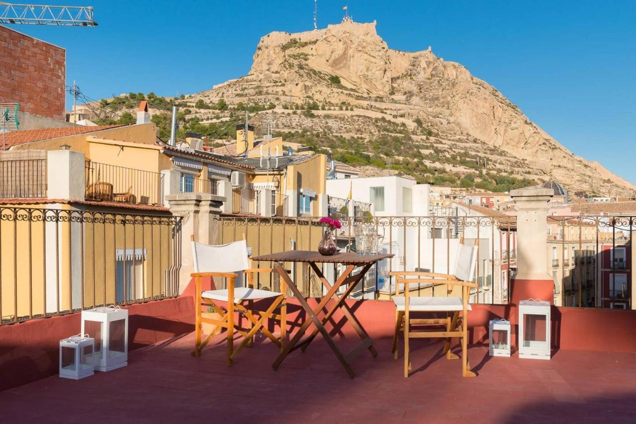Alc - Stylish Studio With Fantastic Terrace, Old Town Alicante Dış mekan fotoğraf