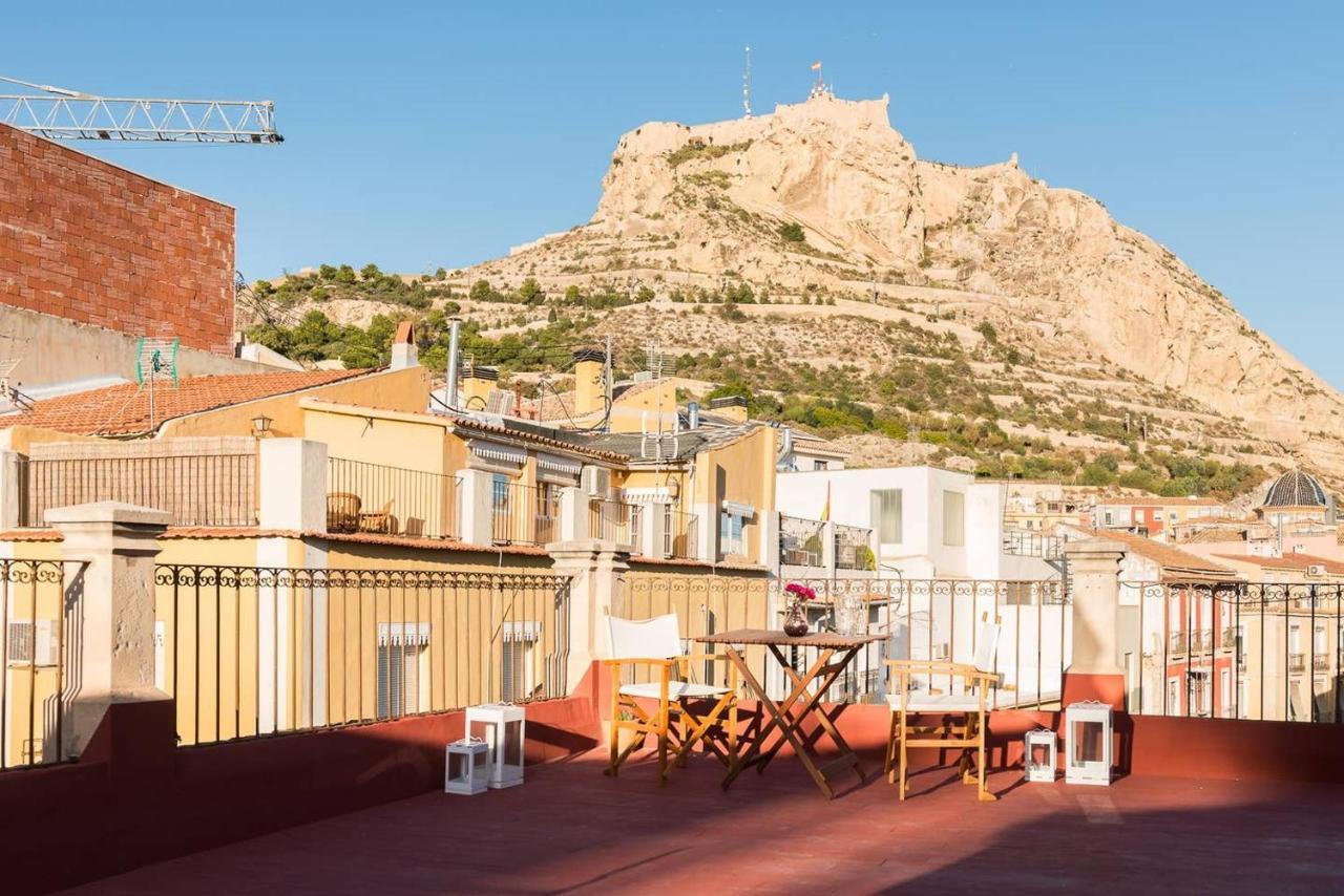 Alc - Stylish Studio With Fantastic Terrace, Old Town Alicante Dış mekan fotoğraf
